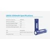Xtar 3300mAh 3,6V 18650 akumuliatorius su PCB