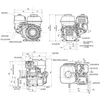 Benzininis variklis HONDA GX120 SX4E 18x50mm