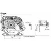 Benzininis variklis HONDA GX120, 19,05mm velenas