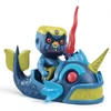 Djeco Arty Toys figūrėlės - Laukiniai kariai - Baisuoklis ir Pabaisų valtis