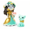 Djeco Arty Toys figūrėlės - Princeses - Eva ir katė