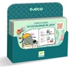 Plakatas Djeco games - Ekranas + postcards (EN)