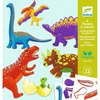 Djeco Kūrybinis rinkinys lėlės-marionetės - Dinozaurai (6 vnt.) ( DJ09680 )