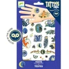 Djeco Tatuiruotės - Nakties atspindžiai (50+ tatuiruočių)