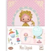 Djeco Tinyly - Daugkartiniai lipdukai - Miss Lilypink ( DJ06980 )