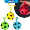 Trendhaus Take Action - Pirštų kamuoliukas su šviesa - Futbolo kamuolys (6.2 cm) (1 vnt., 4 dizainai)