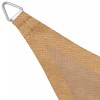Tentas, hdpe, trikampis, 3,6x3,6x3,6 m, smėlio spalvos