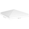 Viršutinis pavėsinės uždangalas, baltos spalvos, 3x3m, 270 g/m²