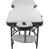 2-Section Aluminum Massage Table inSPORTline Kiyora (186 × 70 × 62.5–85.5 cm)