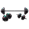 3 dalių hantelių ir štangų rinkinys HMS SGSP60 62kg
