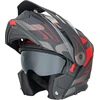 3-in-1 Flip-Up Motorcycle Helmet W-TEC Neovu Graphic
