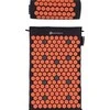 Masažinio akupresūros kilimėlio ir pagalvėlės rinkinys HMS Premium AKM01, juodas