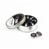 Anglies plieno guoliai metalinėje dėžutėje Nils Extreme ABEC-9 RS, violetiniai, 8 vnt.
