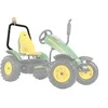„Berg Go -Karts“ ritininės juostos juostos galvos apdangalas
