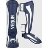 Blauzdų apsaugos Venum Elite Standup - Baltas/Navy Mėlyna