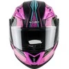 Apverčiamas motociklininko šalmas W-TEC Pezzon Magenta