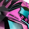 Atverčiamas motociklininko šalmas W-TEC Pezzon Magenta