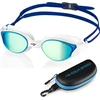 Aqua Speed Plaukimo akiniai VORTEX MIRROR kietame dėkle