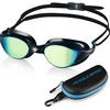 Aqua Speed Plaukimo akiniai VORTEX MIRROR kietame dėkle