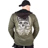 Vyriška aramido pluoštu sutvirtinta striukė W-TEC Juodas Heart Hat Skull