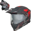 Atverčiamas motociklininko šalmas 3 viename W-TEC Neovu Graphic