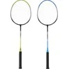 Plieninis badmintono rinkinys NRZ014 NILS: 4 raketės, 3 plunksninukai, tinklas 195x22 cm ir dėklas
