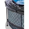 Baseinas EXIT Stone ø360 x 122 cm su stogeliu, pompa su smėlio filtru ir šildymo pompa