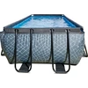 EXIT Stone baseinas 540x250x122 cm su filtravimo siurbliu, pilkas