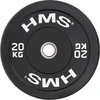 Olimpinis guminis svoris HMS BBR juodas - 15 kg