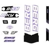 Berg Biky - lipdukų rinkinys Cross Violetinė
