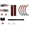 Berg Biky - Sticker set Cross Raudona