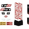 Berg Biky - Sticker Set Cross Raudona Handbrake