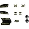 Berg Biky - Sticker set Retro Žalias