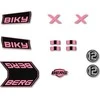 Berg Biky - Sticker set Retro Rožinė