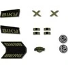 Berg Biky - Sticker set Retro Žalias