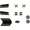 Berg Biky - Sticker set Retro Žalias