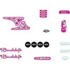 Berg Buddy 2.0 - Sticker set Baltas