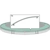 Berg Champion - Toprail InGround 270 (9ft) (TwinSpring)