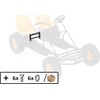 Berg Duo Coaster - Middle Rear Frame