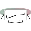 Berg Elite+ W-Leg T-series 430 (14 ft), juodas