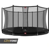BERG Favorit InGround 380 Juodas batutas su apsauginiu tinklu Comfort