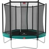BERG Favorit Regular 330 žalias batutas + apsauginis tinklas Comfort
