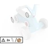 BERG GO² Mėlyna - Rear Wheel Cover (2x)