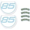 BERG GO² Retro Žalias - Sticker set