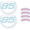 BERG GO² Retro Rožinė - Sticker set
