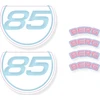 BERG GO² Retro Rožinė - Sticker set
