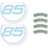 Lipdukų rinkinys BERG GO² Retro Žalias