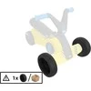 BERG GO² SparX Geltona - Front Wheel