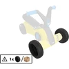 BERG GO² SparX Geltona - Front Wheel