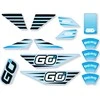 BERG GO² SparX Geltona - Sticker set